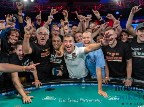 Große Bracelet-Party für Hossein Ensan bei den partypoker MILLIONS Europe im King’s Resort