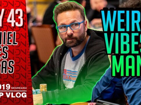 WSOP Vlog Tag 43 – WEIRD VIBES Man. PLO Day 2
