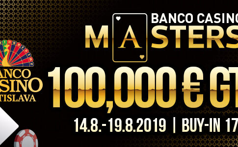 Die Banco Casino Masters locken vom 14.- 18. August mit €100.000 GTD!