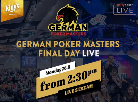 Ab 14:30 Uhr Livestream vom Finale der German Poker Masters!