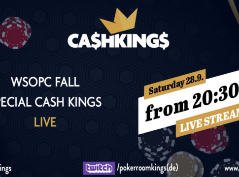 Ca$h King$ live vom WSOPC King’s Festival ab 20:30 Uhr!