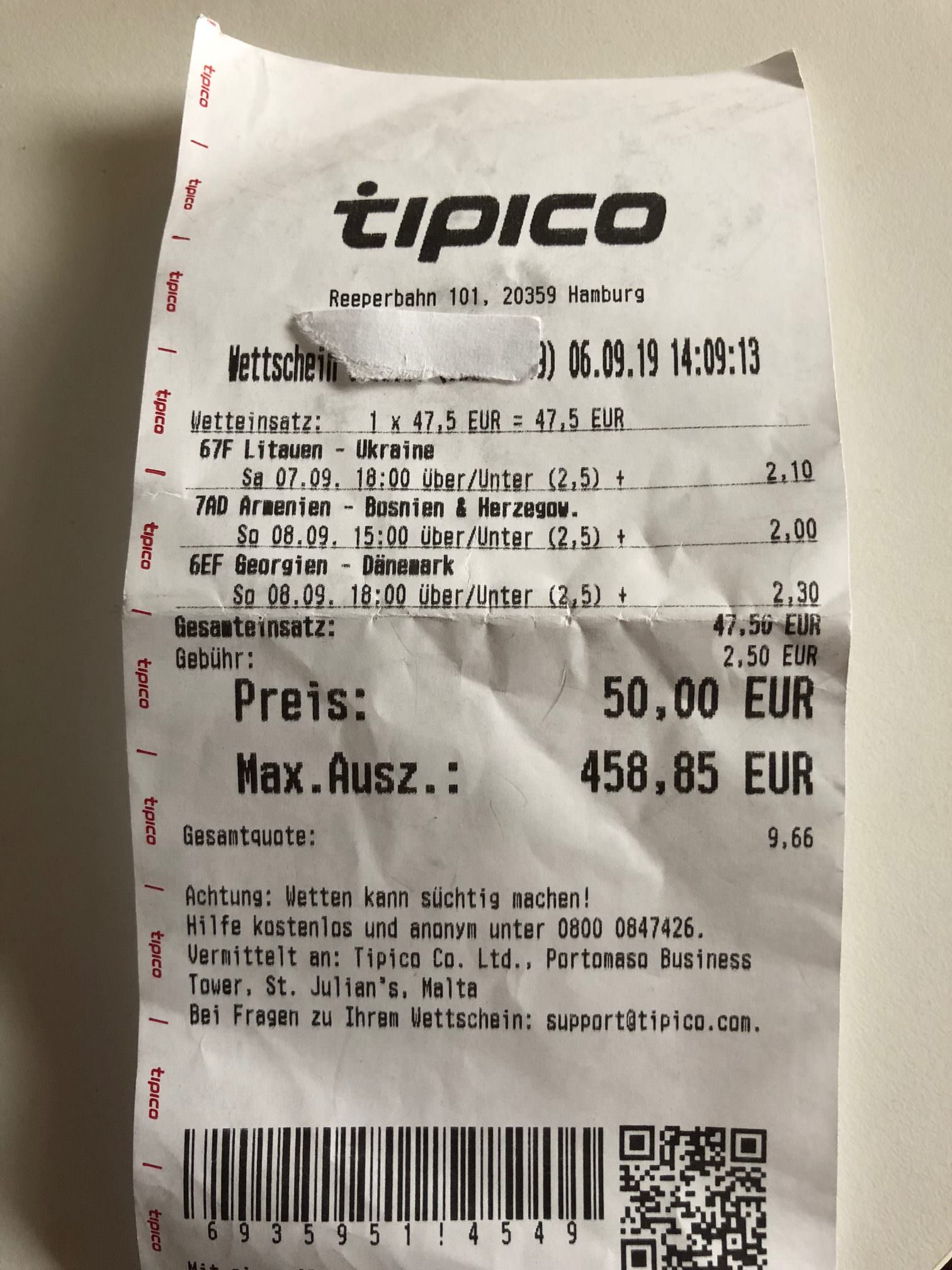 Gorans Sportwetten Kann Ich Mit Diesem Tipico Schein Meinen Einsatz Verneunfachen Hochgepokert