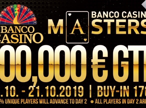 Banco Casino Masters gehen in die 20. Auflage – €100.000 garantiert!