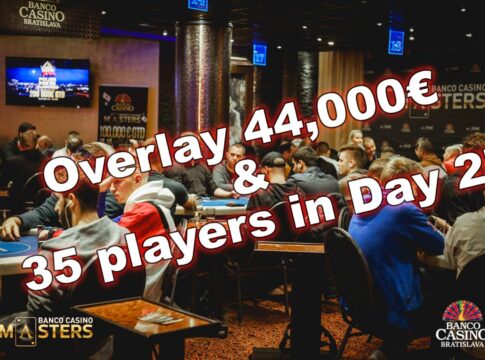 Overlay Alarm: 44.000 Euro fehlen noch / Peter Varga dominiert Tag 1C beim Banco Casino Masters