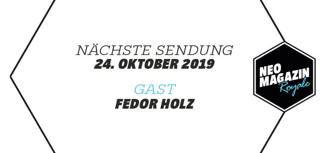 Neo Magazin Royale Fedor Holz Vorankündigung