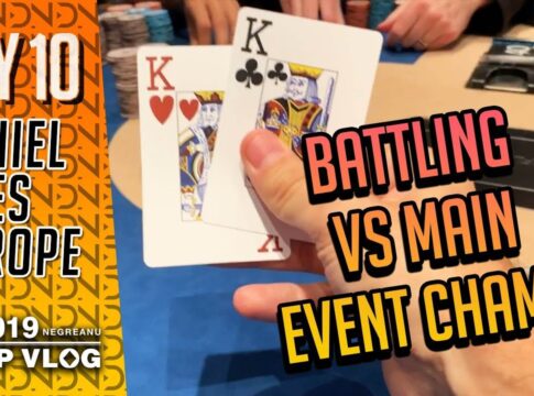 WSOPE Vlog Negreanu Tag 10 – Battling vs WSOP Main Event Champ Hossein Ensan