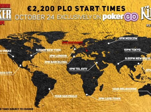 Heute ab 15 Uhr: Das €2.200 WSOPE PLO-Event auf PokerGo