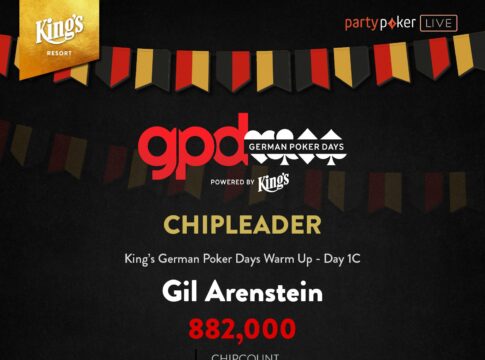 German Poker Days WarmUp Event im King´s Resort – Arenstein holt sich Tag 1C