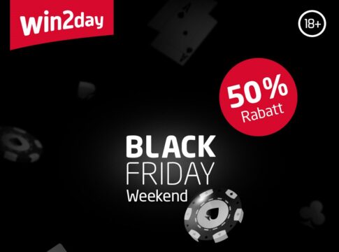 Black Friday Weekend: Buy-Ins auf win2day kosten nur noch die Hälfte, Garantien bleiben gleich