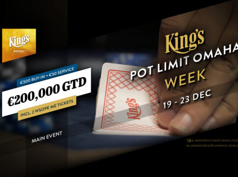 Donnerstag startet der PLO Week Main Event im King’s!