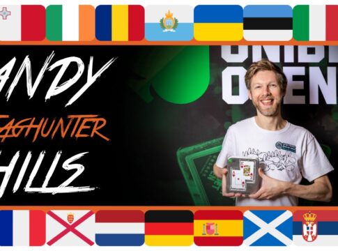 Andy Hills mit Cashes in 19 verschiedenen Ländern