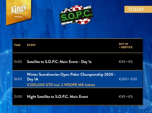 Vito Branciforte gewinnt das King’s 2020 New Year Special Deepstack