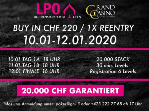 Die Liechtenstein Poker Open feiern Premiere im Grand Casino