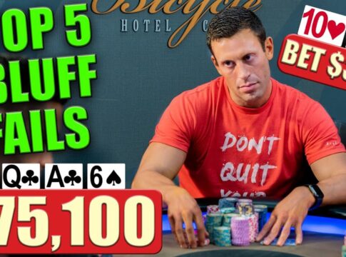 Live at the Bike – TOP 5 BLUFF FAILS | Million Dollar Cash Game 4.0 Highlights!