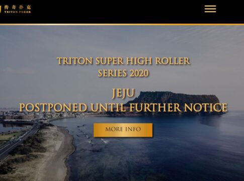 Triton Super High Roller Series Jeju bis auf weiteres verschoben