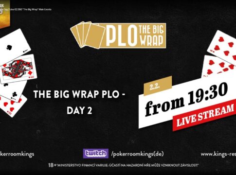 Ab 19:30 Uhr Livestream vom Tag 2 des „The Big Wrap“ Main Events!