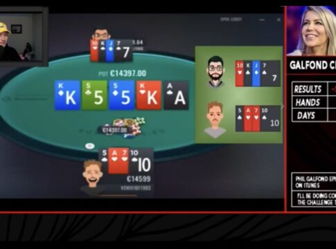 Kontroverse Hand bei der Galfond Challenge!