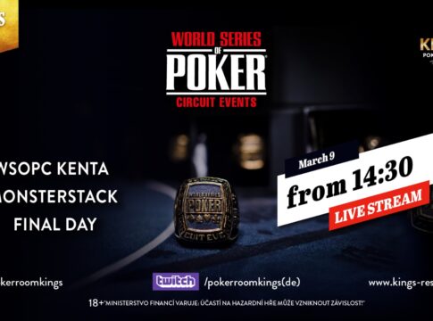 Montag ab ca. 14:30 Uhr Livestream vom Finale des WSOPC Monsterstack!
