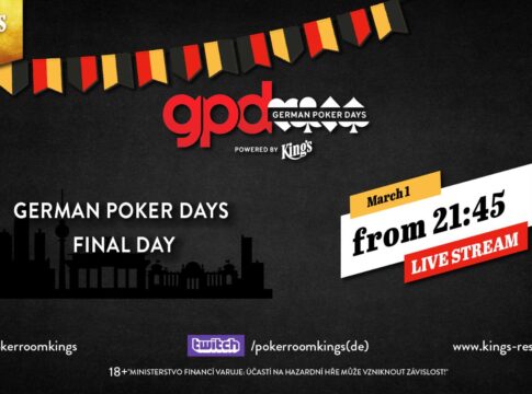 Sonntag ab ca. 21:45 Uhr Livestream vom Finale des GPD Main Events!