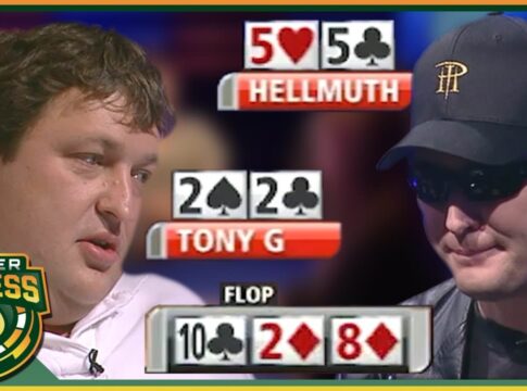 Sechs legendäre Pokerhände zwischen Tony G. und Phil Hellmuth!