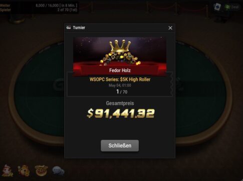 Fedor Holz feiert Einstand auf GGPoker mit High Roller Titel & $150K Plus