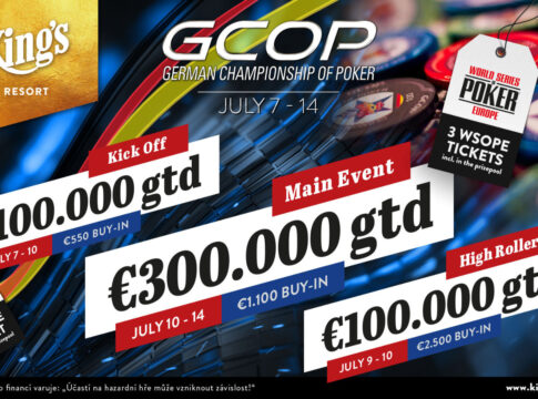 Die King’s GCOP ist zurück und trifft die Bounty Hunter Days – €545.000 GTD!