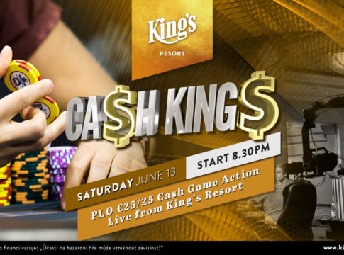 Samstag ab 20:30 Uhr Ca$h King$ Pot Limit Omaha €25/€25!