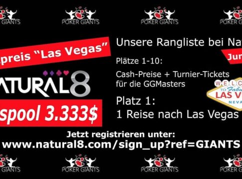Mit den Poker Giants über Natural8 eine Las Vegas Reise gewinnen!