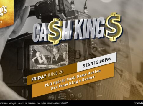 Freitag ab 20:30 Uhr Ca$h King$ Special Pot Limit Omaha €25/€25!