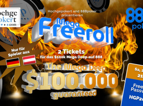 „zox18“ und „KurtAlex“ gewinnen die Tickets beim HGP-Freeroll auf 888poker