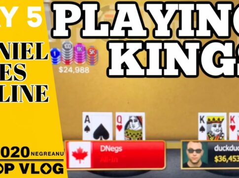 Negreanus WSOP Vlog 5 – When you have KK, an Ace flops 96.3% of the time