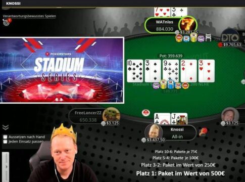PokerStars Stadium Series – Knossi casht im $5k, Rudolph scheitert im Heads-Up