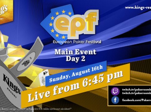 Sonntag ab ca. 18:45 Uhr Livestream vom Tag 2 des EPF Main Events!