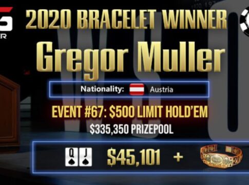 Gregor Müller aus Österreich gewinnt das WSOP-Bracelet und $45K beim Limit Hold’em