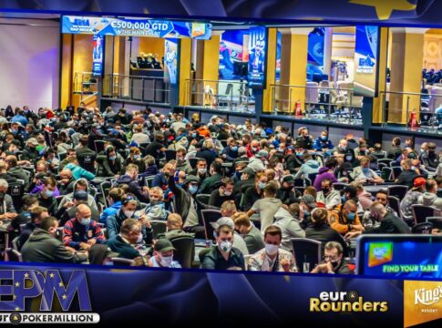 Führungswechsel beim EPM Main Event. Spielerzahlen im King’s ziehen an