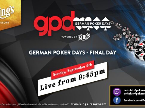 Sonntag ab ca. 21:45 Uhr Livestream vom Finale des GPD Main Events!