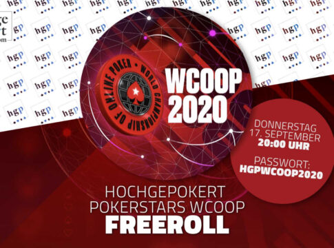 Donnerstag um 20:00 Uhr das exklusive HGP-WCOOP Freeroll auf PokerStars!