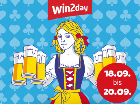 An die Tische beim Poktoberfest auf win2day mit €33.000 GTD!
