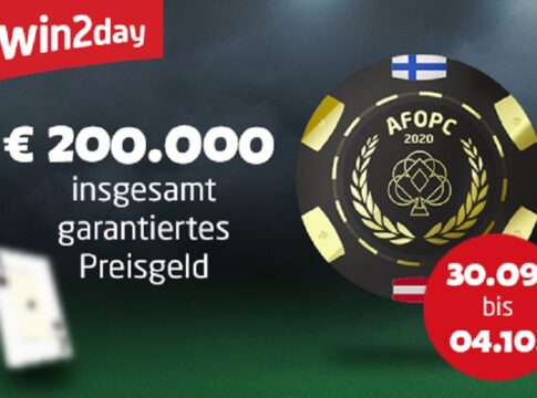 €200.000 GTD! win2day präsentiert die AFOPC 2020