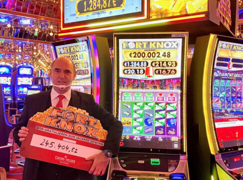 Fort Knox Jackpot mit 245.400 Euro im Casino Velden gewonnen!