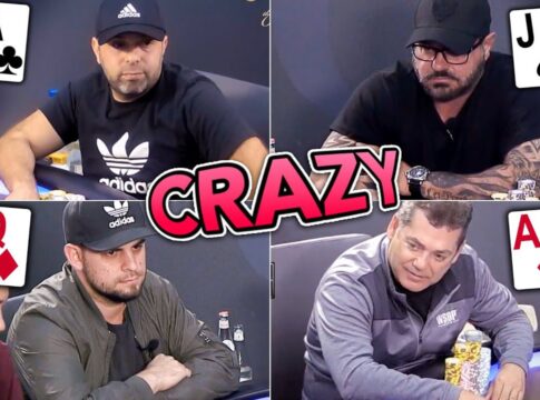AA vs QQ vs JJ vs AKs | Crazy Poker Cash Game Stream Highlights ♠ Live at the Bike!