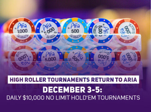 Das ARIA in Las Vegas veranstaltet drei High Roller Live-Events im Dezember