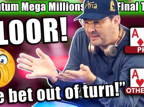 Hellmuth Calls the Floor on Opponent! Quantum Mega Millions Tournament Final Table