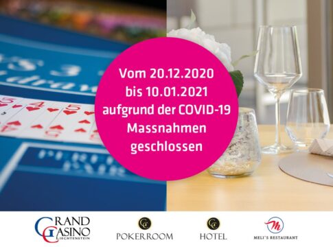 Grand Casino Liechtenstein muss ab Sonntag schließen!