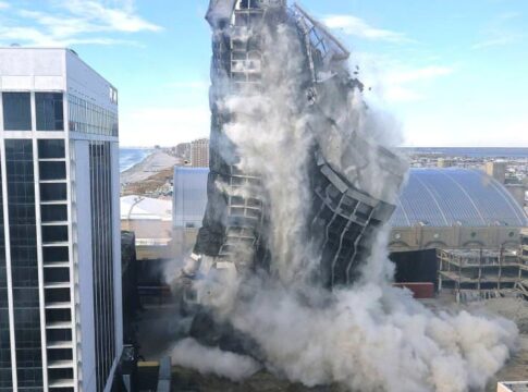 Aus und vorbei: Das Trump Plaza in Atlantic City wurde gesprengt
