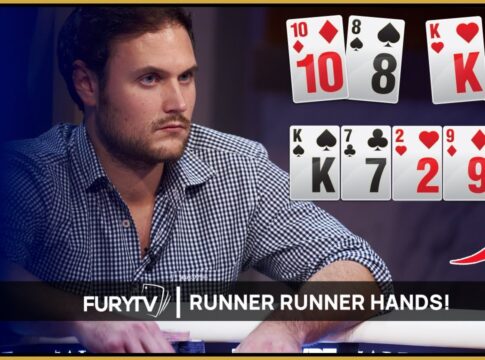 TOP 6 LUCKIEST RUNNER RUNNER POKER HANDS!