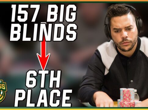From the CHIP LEAD to the RAIL: a BRUTAL poker story!