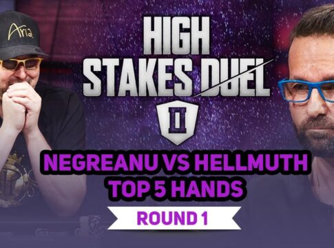 Daniel Negreanu vs Phil Hellmuth | High Stakes Duel II | Round 1 Top 5 Hands