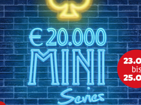 Ab Freitag garantiert die Mini Series auf win2day €20.000!