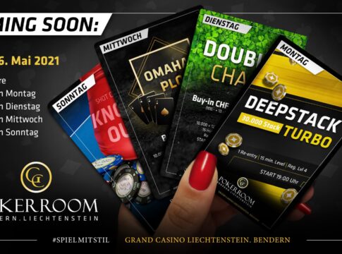 Das Grand Casino Liechtenstein bietet ab Sonntag wieder Pokerturniere an!